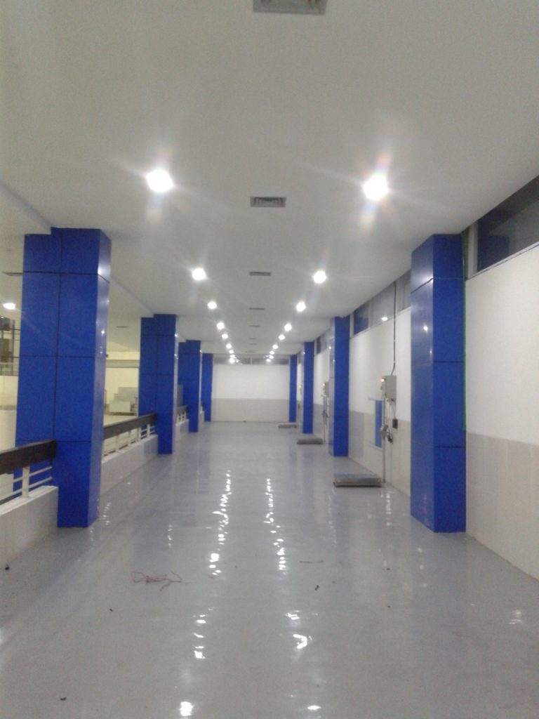 Pemasangan LAMPU LED di Muara Baru Jakarta