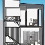 Desain Rumah Modern di Pondok Aren, Tangerang